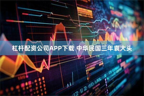 杠杆配资公司APP下载 中华民国三年袁大头